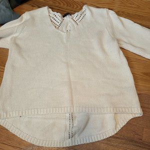 FYLO Size XL White knit sweater